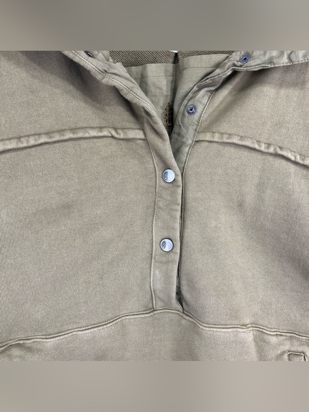 Free People Movement Sweatshirt in Tobacco Stash It Sweat Pullover Relaxed Med - Picture 6 of 16